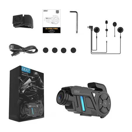 EJEAS K1Pro motorcycle intercom with recorder